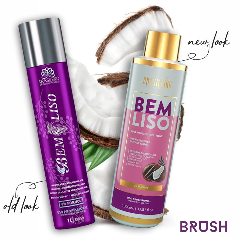 Brazilian Protein Hair Treatment for Damaged Hair : BEM LISO 1L