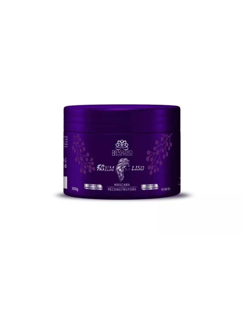 Professional Hair Mask for Damaged Hair : Bem Liso Hair Mask 300ml