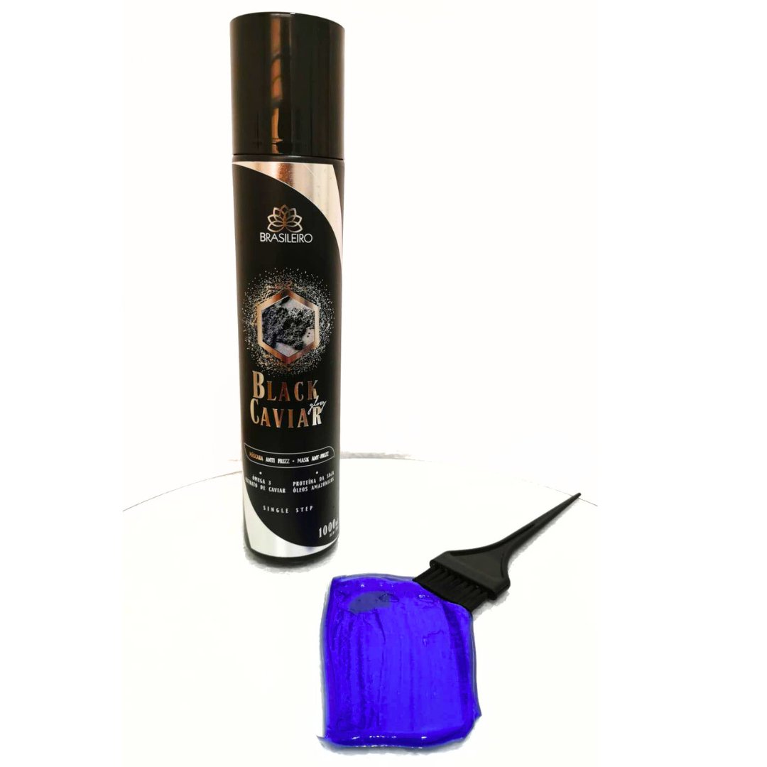 Brazilian Protein Hair Treatment Black Caviar Hair Protein 1L BRUSH